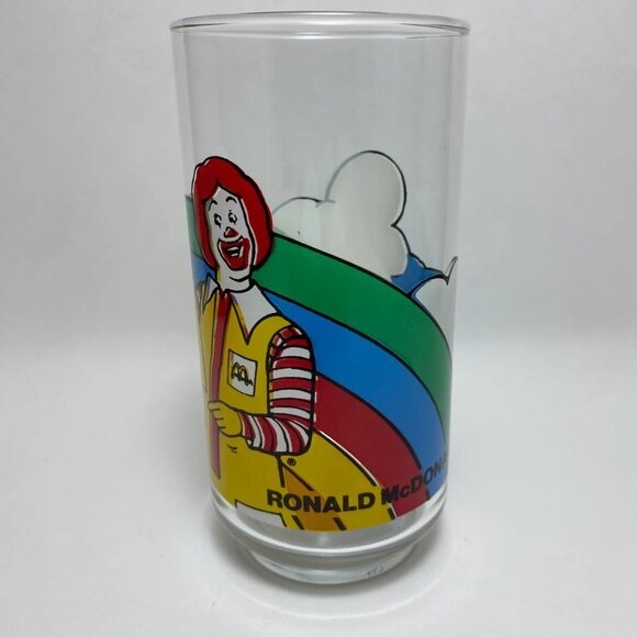 1980s McDonalds Ronald McDonald Glass Collectable Tumbler - Picture 2 of 7